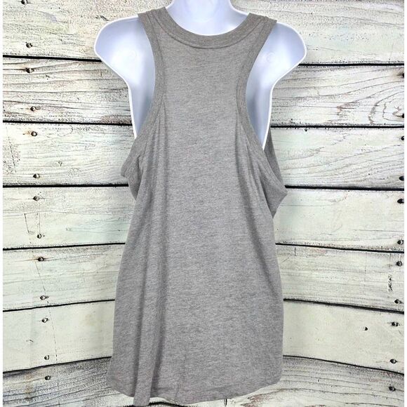 VS PINK Rose Gold Sequin Logo Tank Gray Size L - Picture 5 of 10